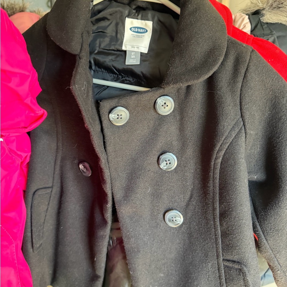 Old Navy Charcoal Kids Peacoat